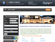 Tablet Screenshot of bchomescondos.com